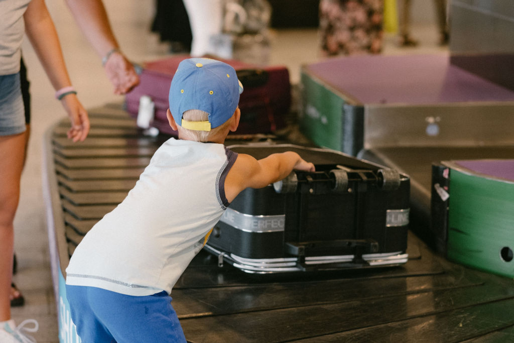 Bagages a l'Aeroport de tanger